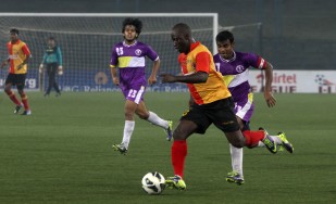 Kingfisher East Bengal could not convert all their chances as they were held by United SC at the Salt Lake Stadium on Thursday evening